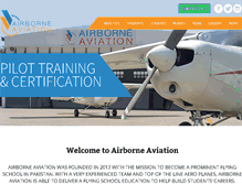 Tablet Screenshot of airborneaviationpk.com